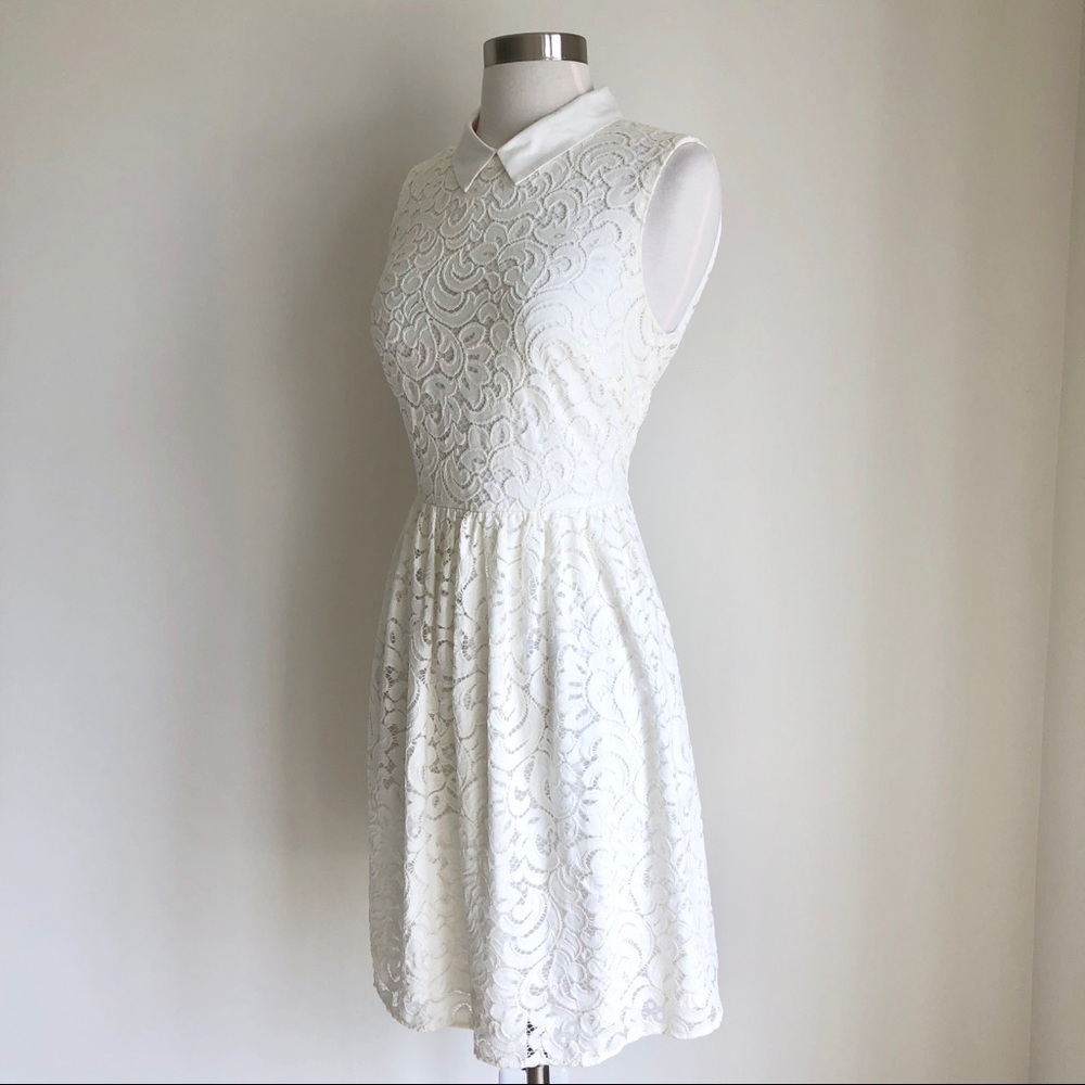 Betsey Johnson, Peter Pan collar Lace Dress, 6 - Picture 6 of 8